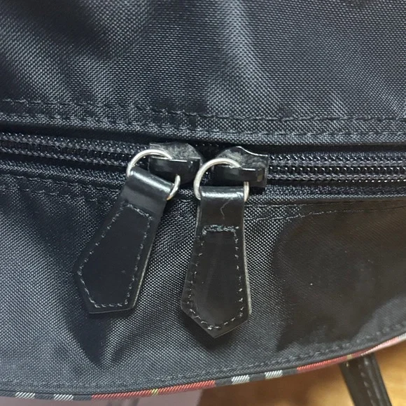 Burberry Blue Label Red and Black Plaid Tote  Free COA included ! Like new ! - Picture 12 of 15